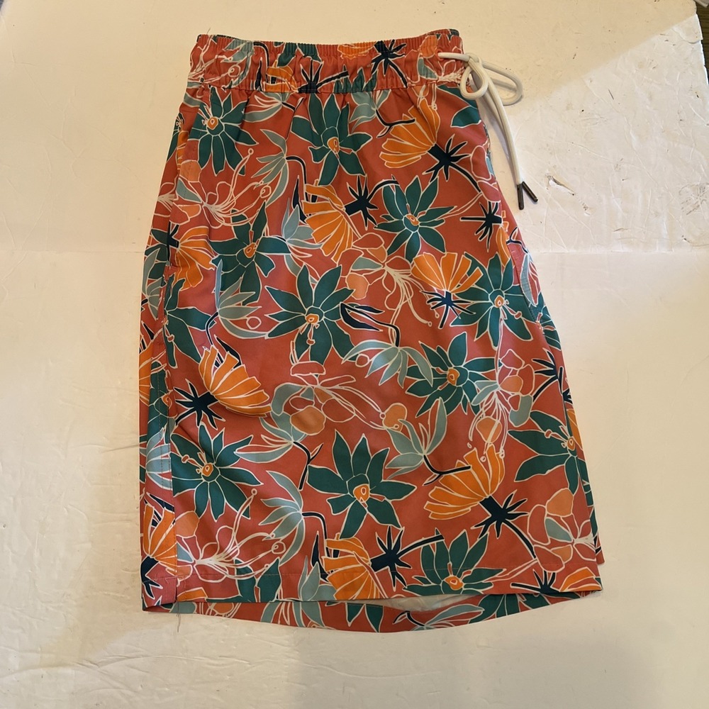 Goodfellow & Co. Men's XXL Floral Print‎ Swim Shorts with Boxer Brief Liner 7" - Picture 2 of 9